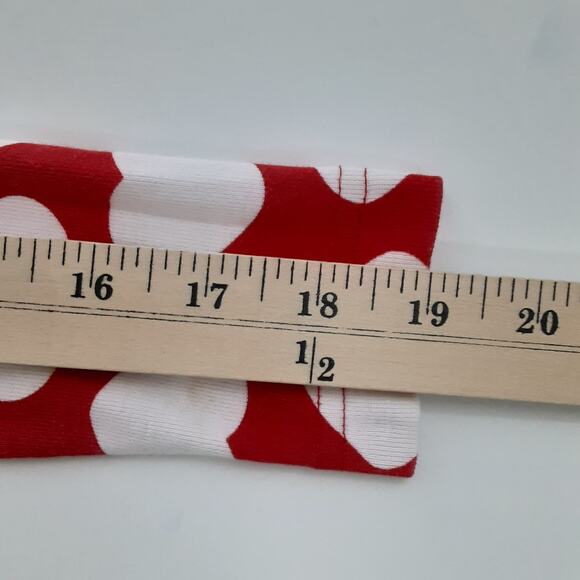 Hanna Andersson Crossover 2 Piece Pajama Set Hearts Red Girls 8 Long Sleeve - Picture 11 of 14